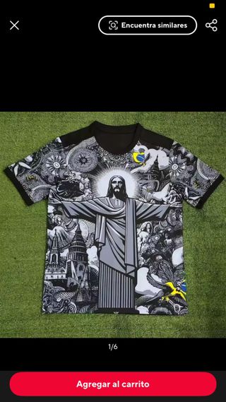 Camiseta con estampado de Jesucristo todos tallas