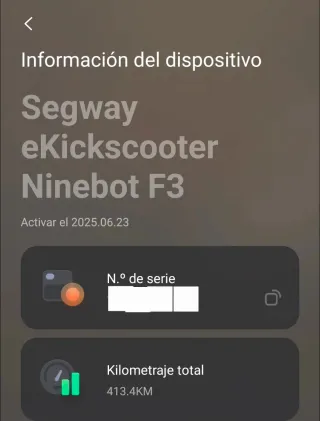 Patinete Segway Ninebot F3