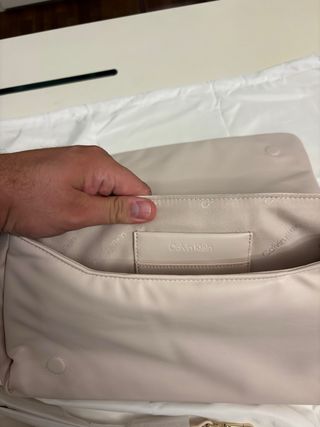 Borsa Calvin Klein Cipria Rosa Nuova