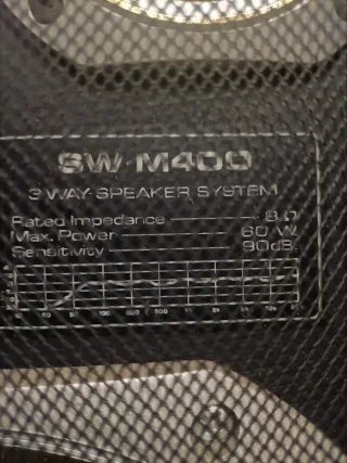 Akai SW-M400 Altavoces Hi-Fi (Pareja)