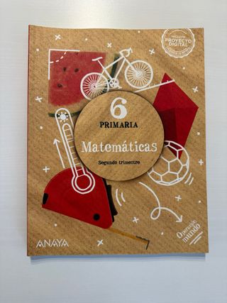 Libros 6° Primaria Matemáticas Anaya