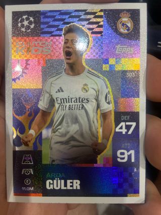 Cromos Arda Güler Topps Champions League