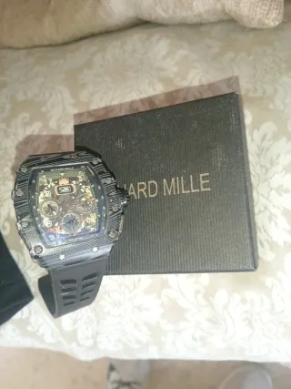 Reloj Richard Mille Negro Multicolor