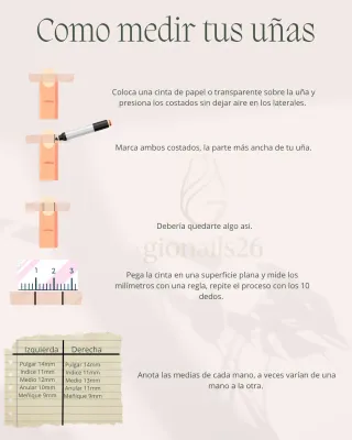 Uñas PressOn decoradas flores y abejas, talla L