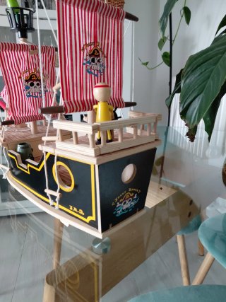 Barco Pirata de Madera