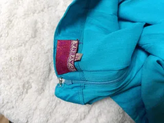Falda corta azul