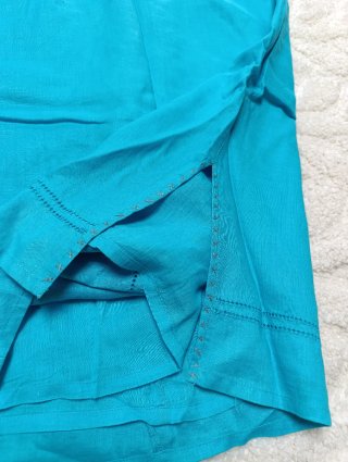 Falda corta azul