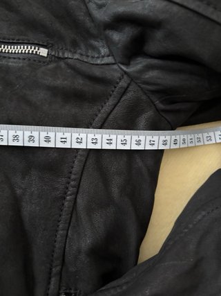 Giubbotto uomo ecopelle nera tg.46