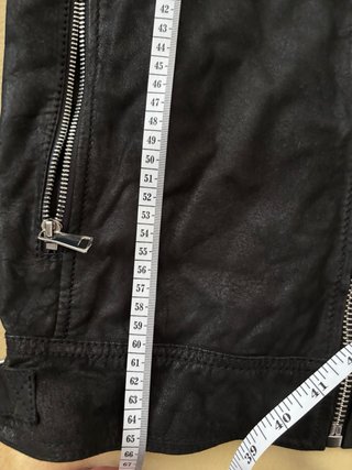 Giubbotto uomo ecopelle nera tg.46