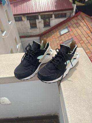 Nike Huarache Mujer Talla 39 Negro/azul