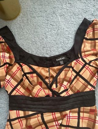 Abito corto Bebe fantasia scozzese XXS