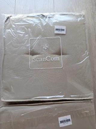 Pack 8 Cojines para 4 sillas de exterior 38x38 bei