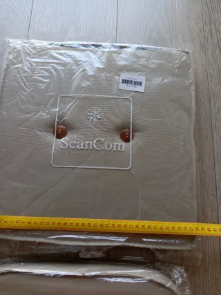 Pack 8 Cojines para 4 sillas de exterior 38x38 bei