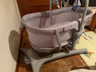 Cuna Chicco Baby Hug 5 en 1 Pro Gris