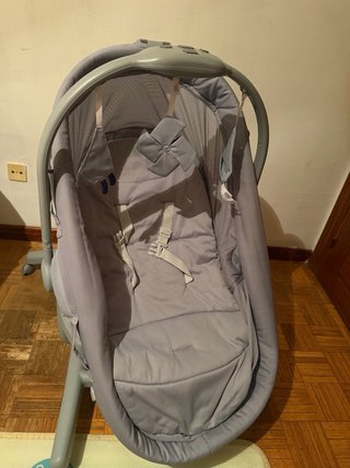 Cuna Chicco Baby Hug 5 en 1 Pro Gris