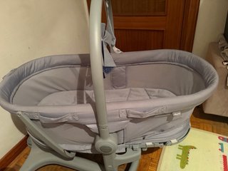 Cuna Chicco Baby Hug 5 en 1 Pro Gris