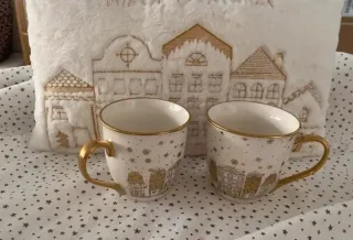 2 Tazas y cojín navideño