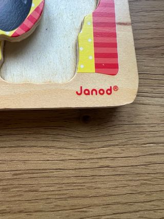 Puzzle Madera Janod Animales Casa Juguete
