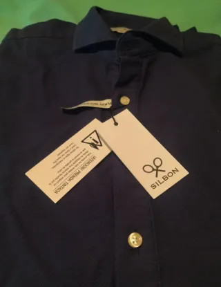 Camisa Silbon Azul Talla M/L