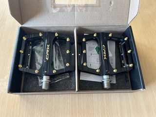 PEDALI FLAT PER MTB e city bike COLORE Nero