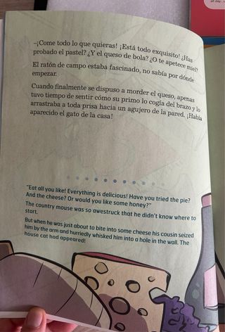 Fabulas (7) en castellano/inglés.Regalo 3libros
