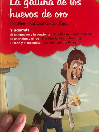 Fabulas (7) en castellano/inglés.Regalo 3libros