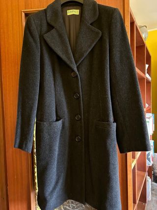 Cappotto Lana e Cashmere Grigio taglia S ( 40 ITA)