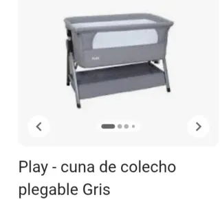 Cuna Colecho PLAY plegable con Colchón y Protector