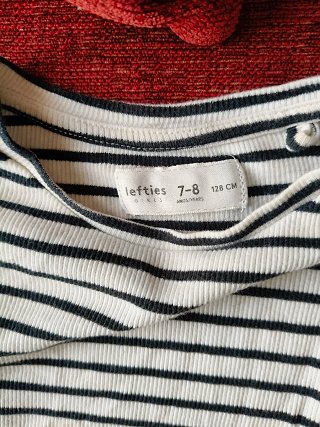 Camiseta niña rayas T7-8