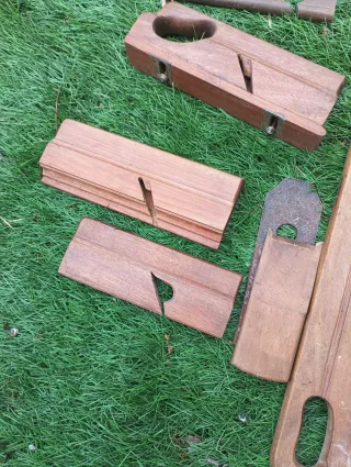 Lote herramientas carpintería antiguas