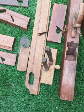 Lote herramientas carpintería antiguas