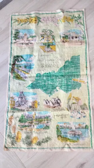 Strofinaccio da cucina Australia di lino vintage
