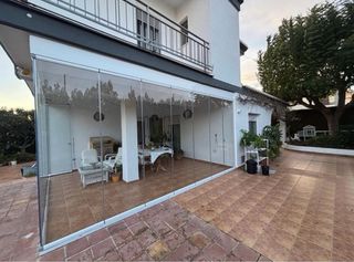 Cortina de cristal para terraza