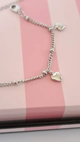 Pulsera Corazón Plata