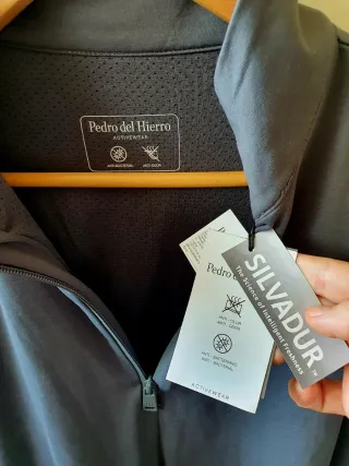 Sudadera deportiva Pedro del Hierro gris NUEVA