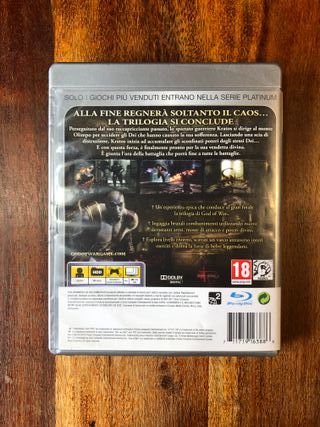 God of War III ps3 platinum