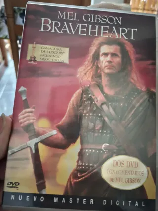 Braveheart DVD Mel Gibson Ganadora 5 Oscars