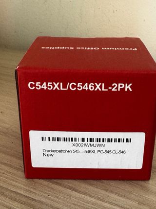 2 Cartucce Infitoner 545XL 546XL