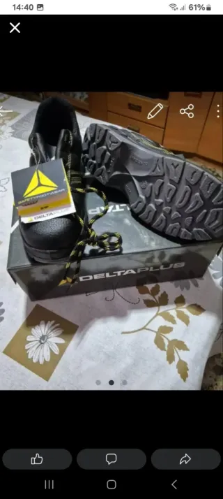 Zapatos de seguridad Delta Plus negros