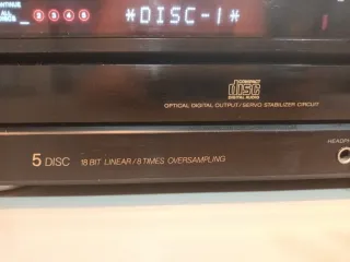Reproductor CD Sony 5 Discos Gama Alta