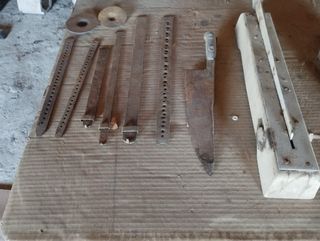 Herramientas antiguas carpintería y labranza