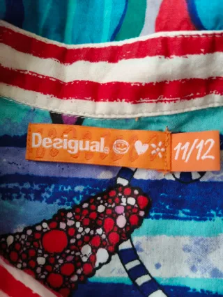 Camisa Desigual Niña Talla 11-12 Años
