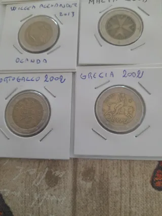 Lotto 10 Monete Commemorative 2 Euro