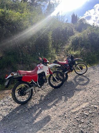 Yamaha DT 80 LC Enduro Roja y Blanca