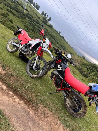 Yamaha DT 80 LC Enduro Roja y Blanca