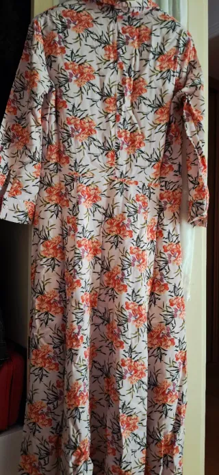 Vestido camisero estampado floral