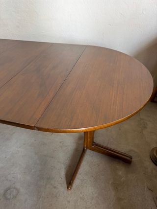 Mesa de comedor extensible de madera guilleumas