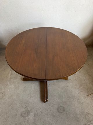 Mesa de comedor extensible de madera guilleumas