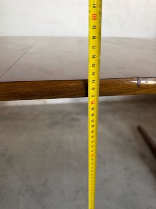 Mesa de comedor extensible de madera guilleumas