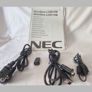 Monitor NEC 17” AccuSync LCD71VM + Accesorios